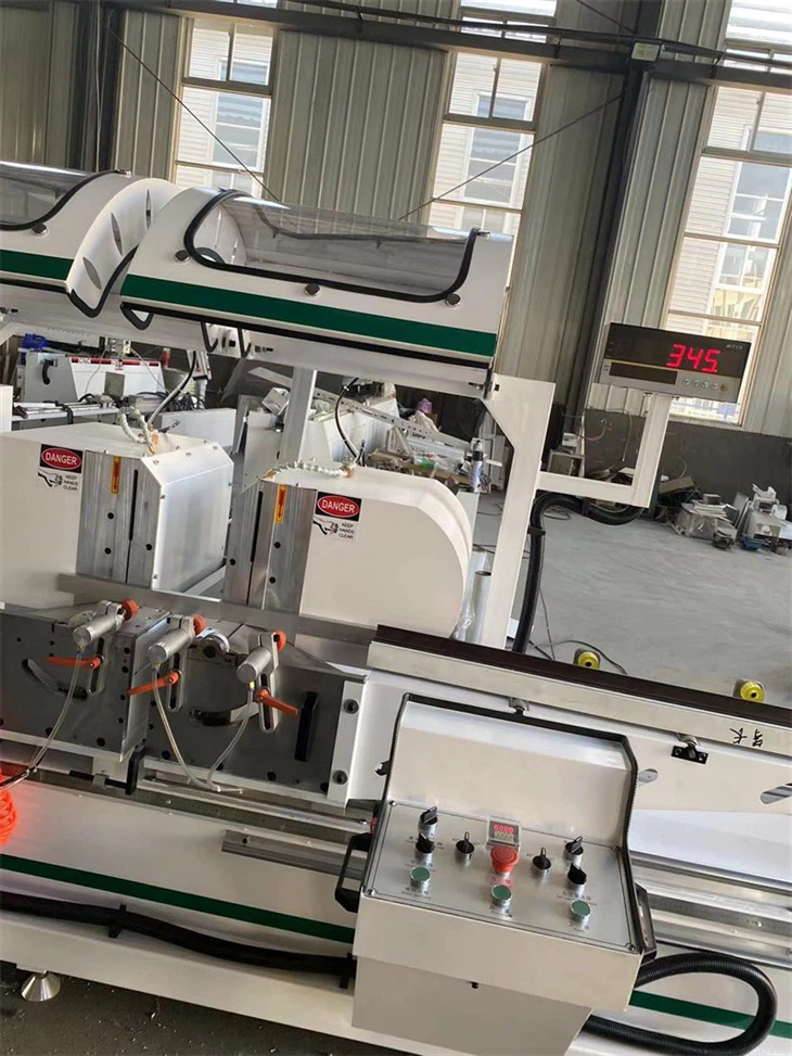 digital display double head cutting machine detail